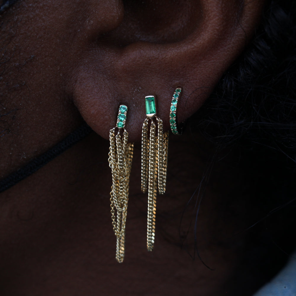 Chandelier Stud - Diamond