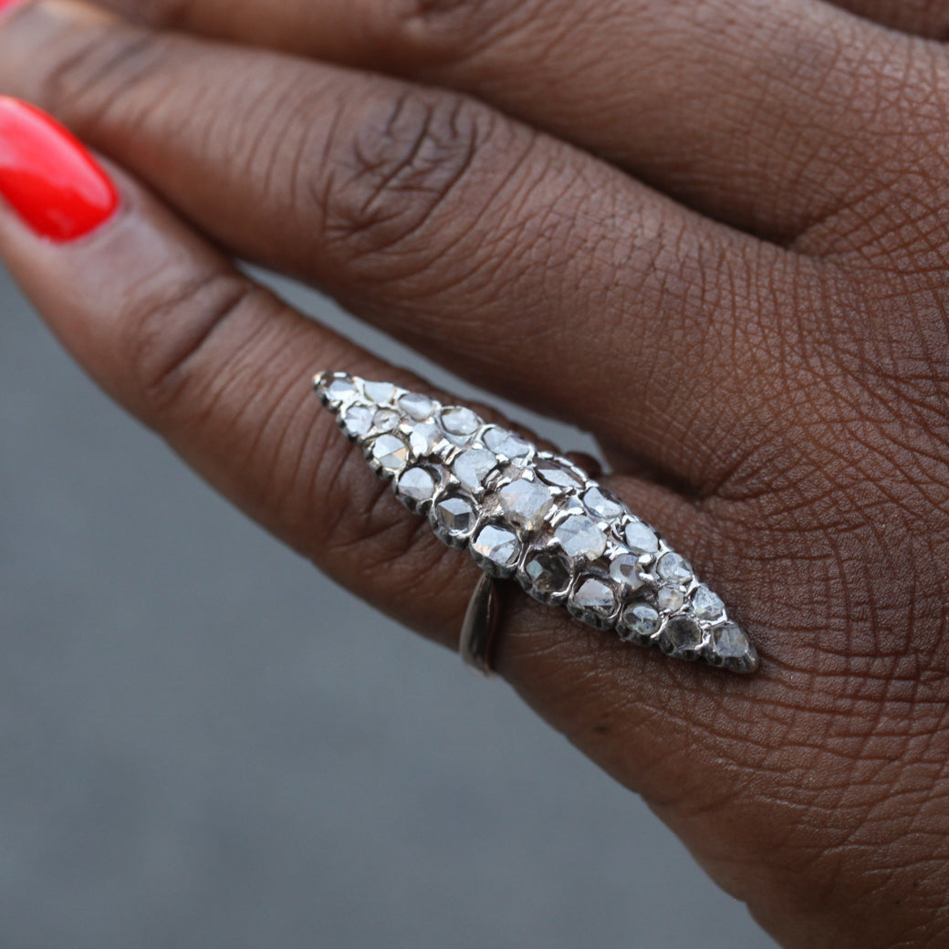 Navette Ring - 19th Century Diamond (Vintage)