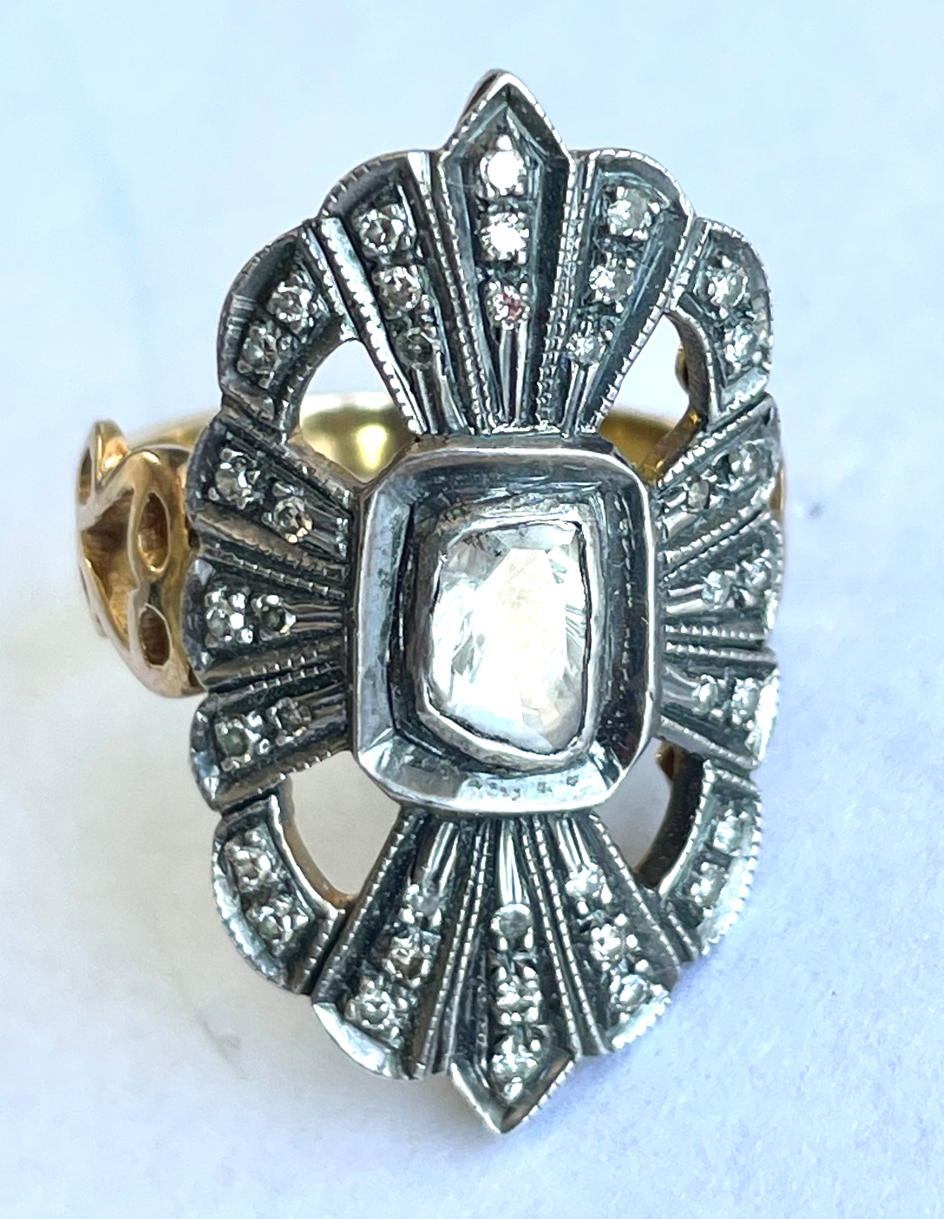 Shield Polki Ring (Vintage)