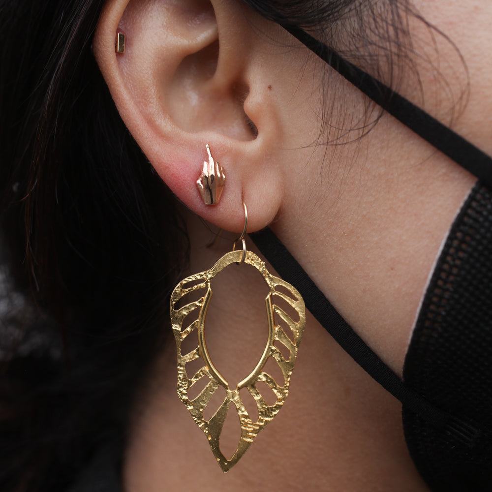 Mane of Gold Earring