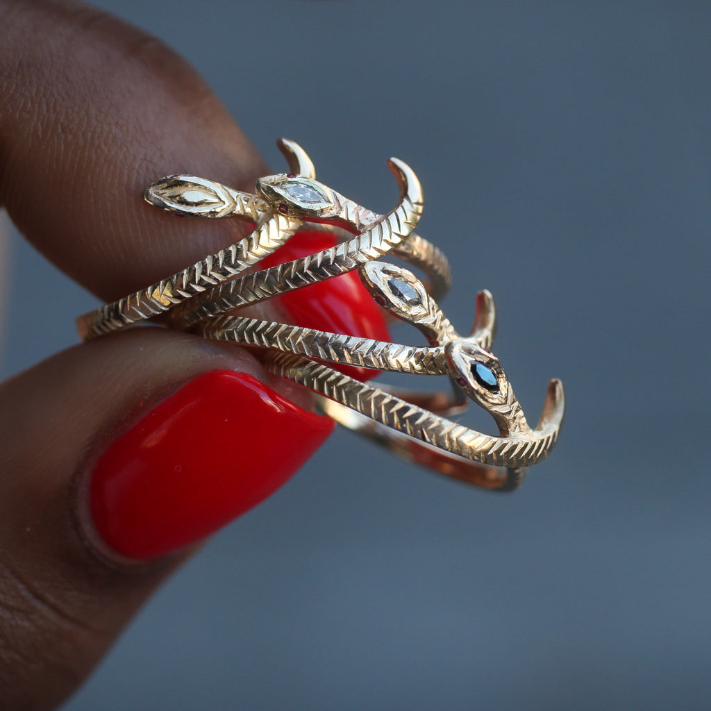 snake rings
