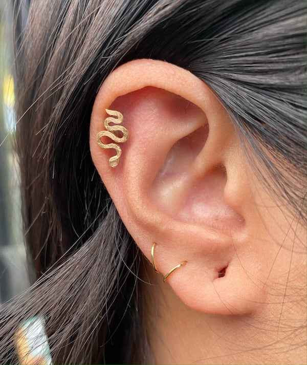 Tragus on sale snake earring