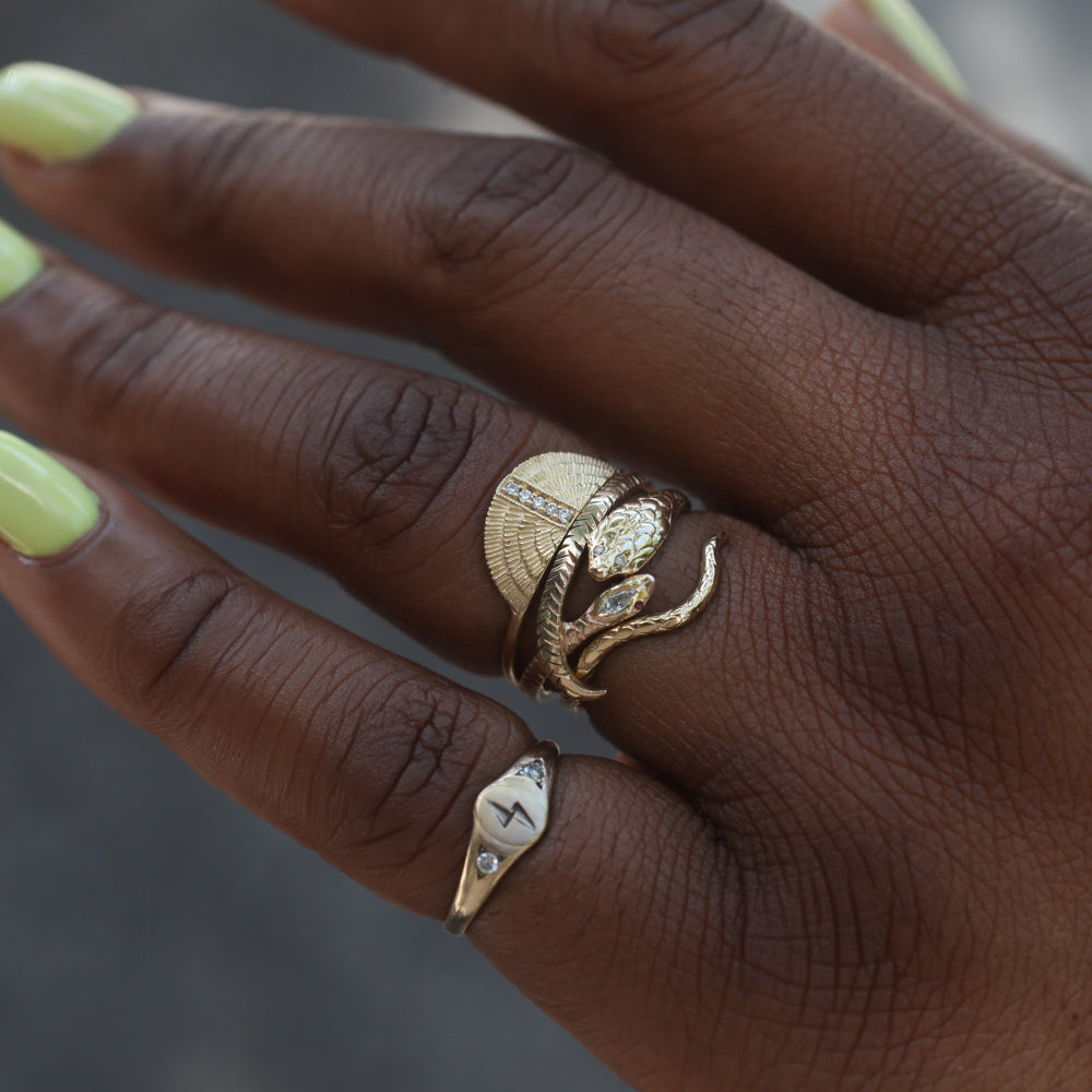 Coiled Cobra Ring