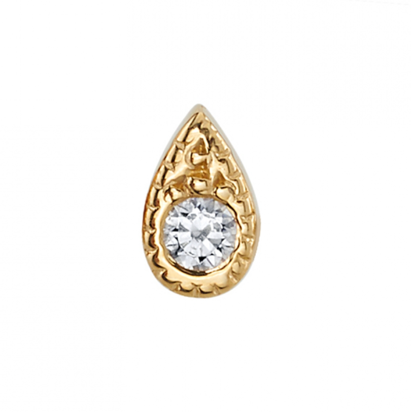 Pave Teardrop