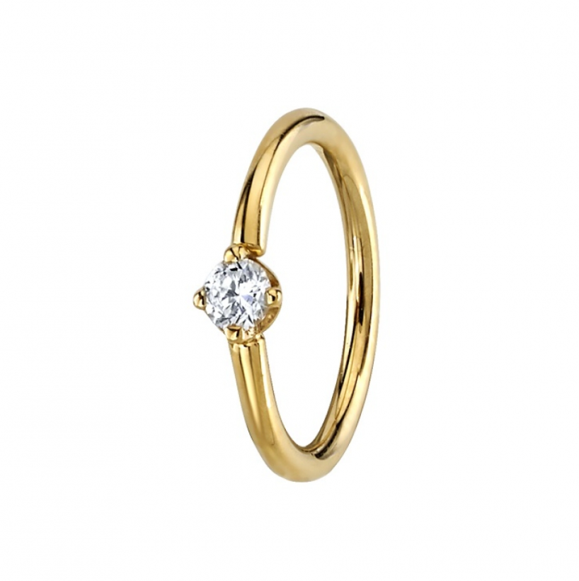 Round Prong Ring - Navel (1.5mm)