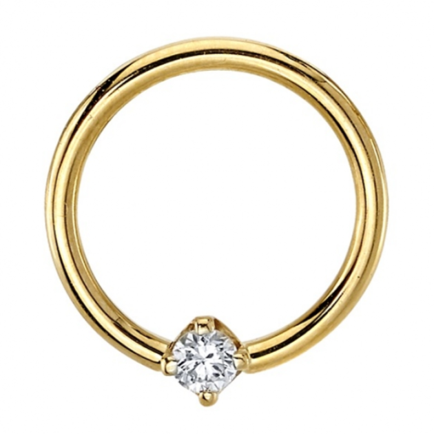 Round Prong Ring - Nipple (2.5mm)