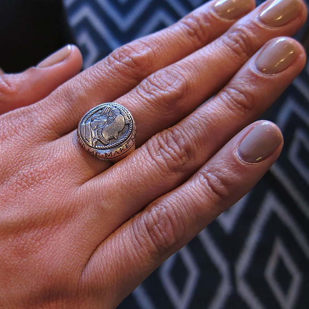 Honest Abe Signet Ring