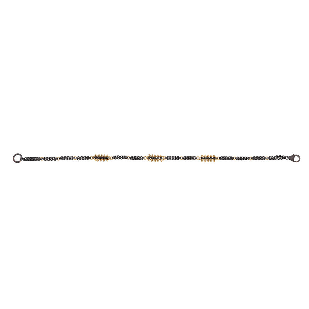 Textile 3 Station Bracelet