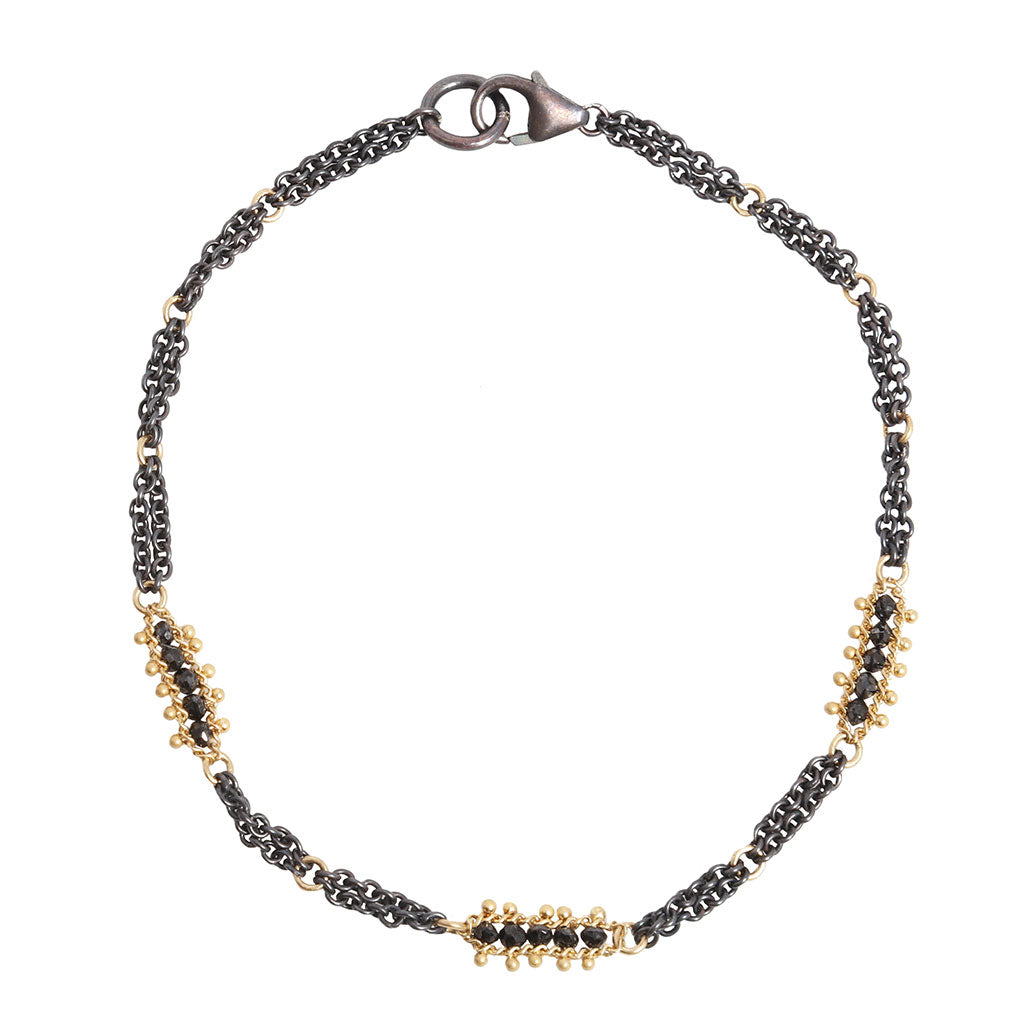 Textile 3 Station Bracelet