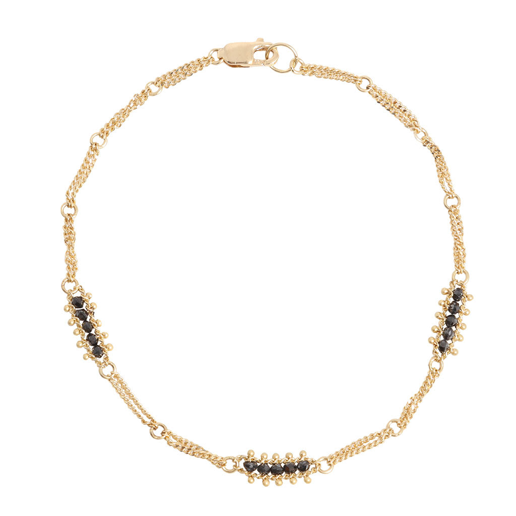 Textile 3 Station Bracelet