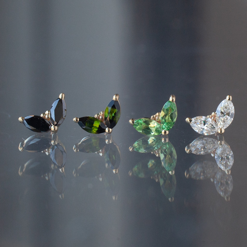 BVLA x Fiat Lux Petals Flat Back Piercing Stud