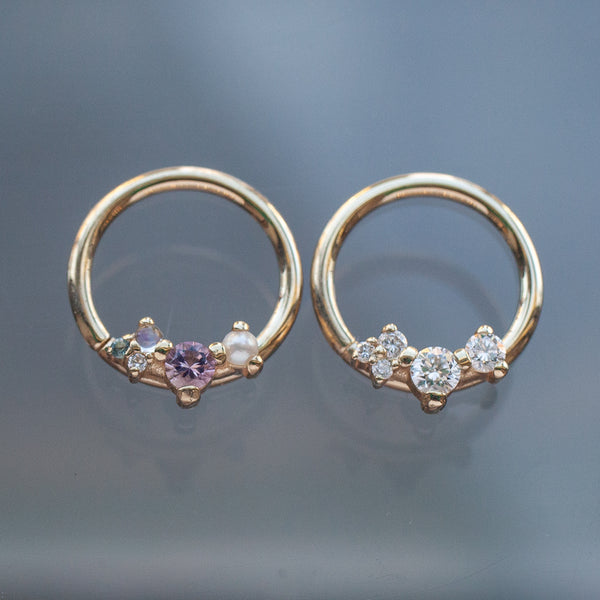 Moonstone septum ring on sale