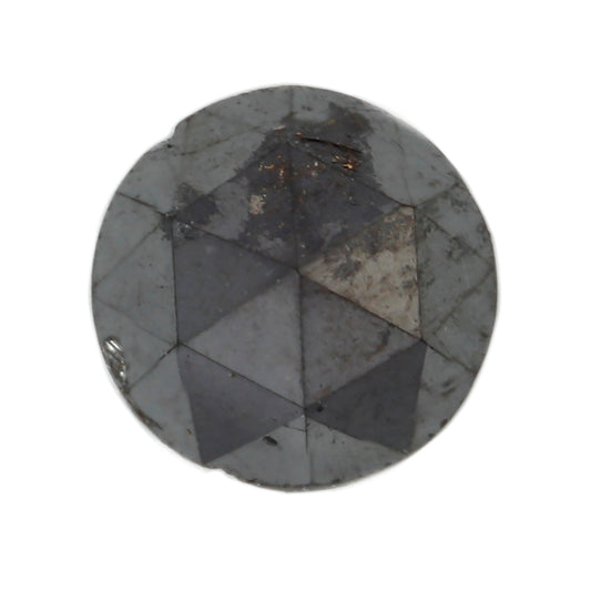 Rough Black Rose Cut Diamond