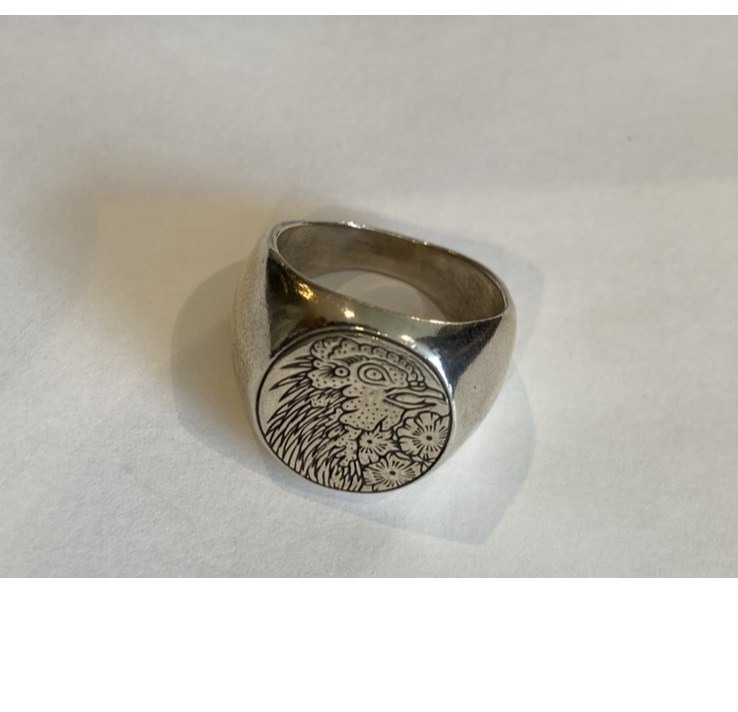 Ayu the Rooster Signet Ring