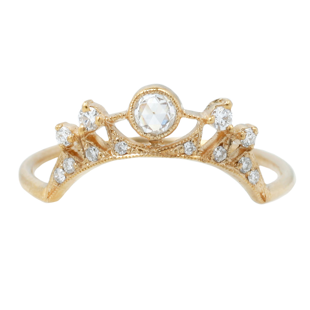 Astrid Luna Ring - Rose Cut