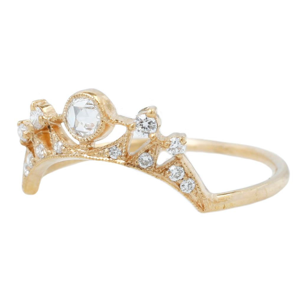 Astrid Luna Ring - Rose Cut