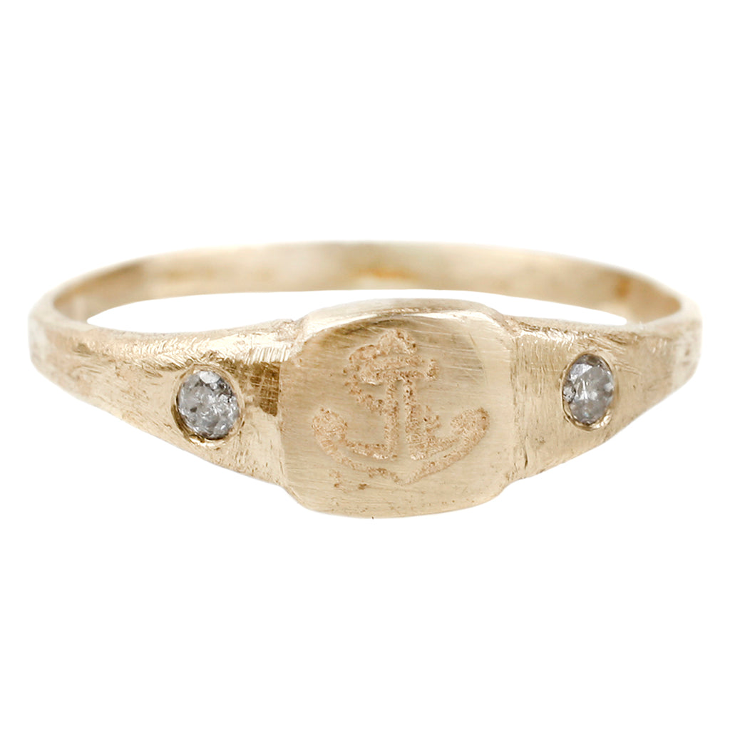 Littlest Anchor Pinky Ring