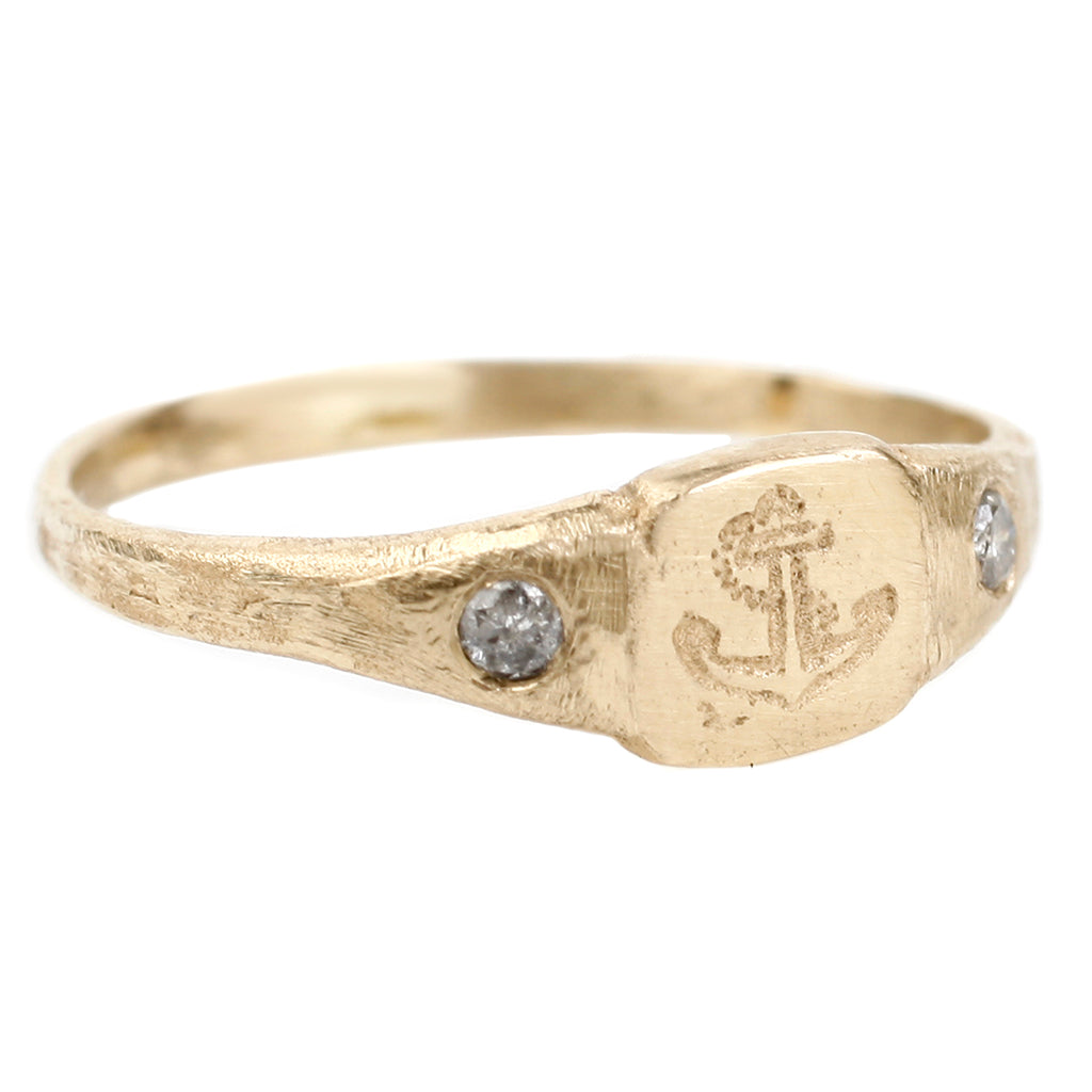Littlest Anchor Pinky Ring