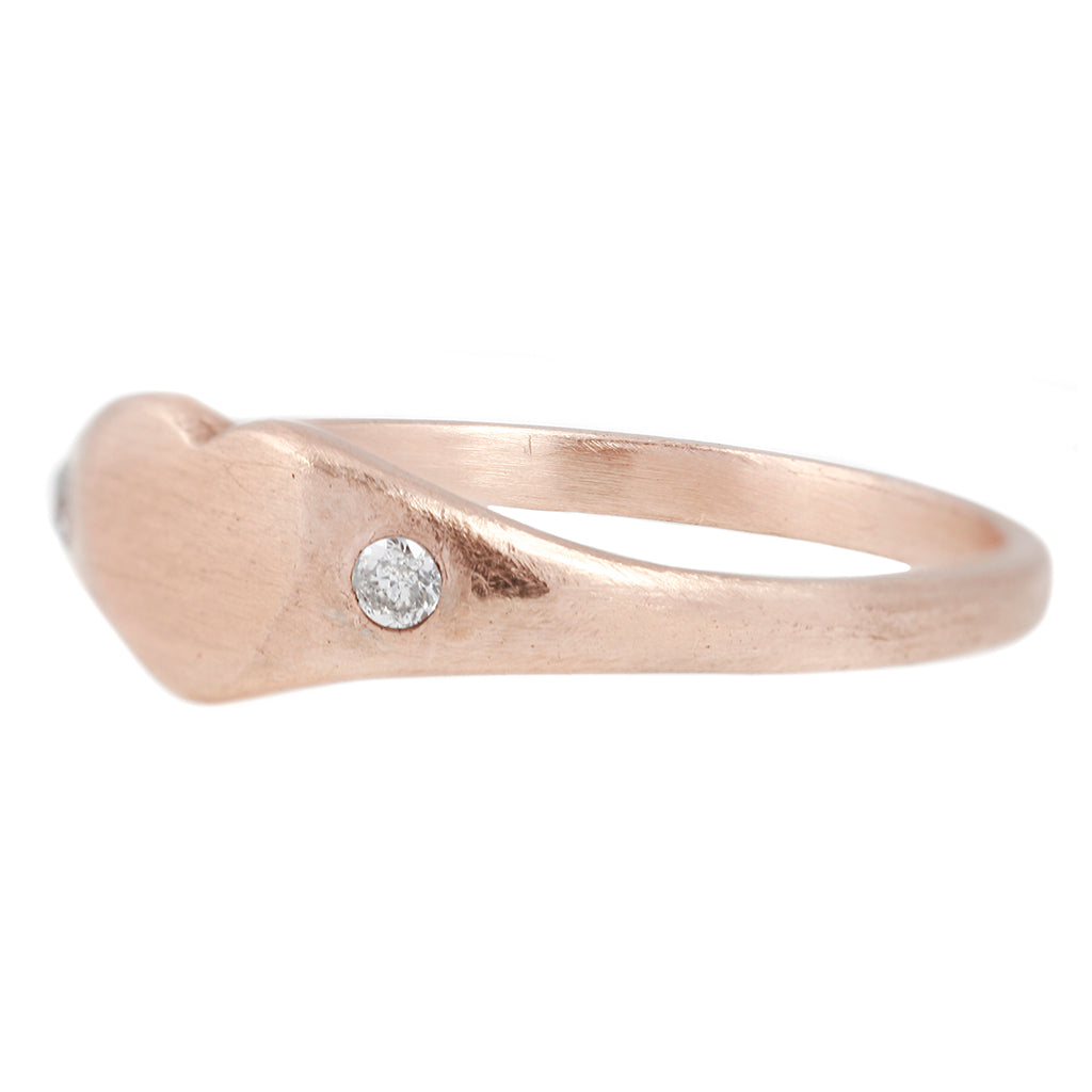 Littlest Heart Pinky Ring