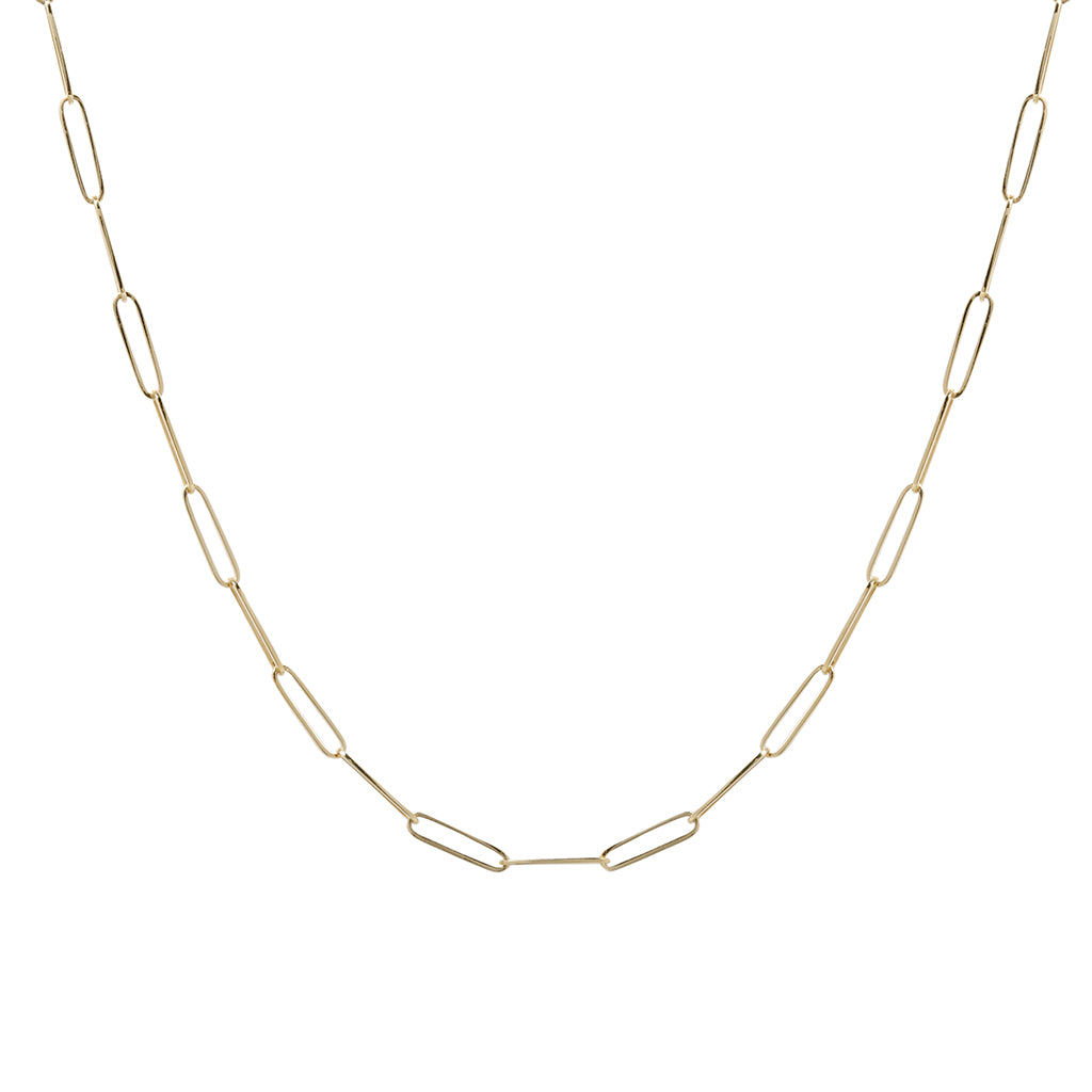 logger's necklace in 14k yellow gold by fiat lux sf