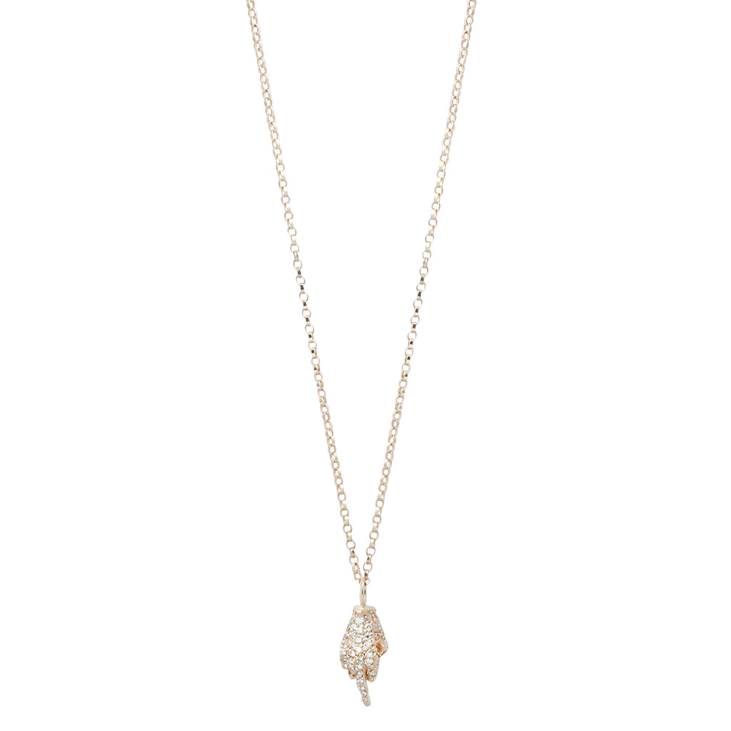 Pavé FU Necklace