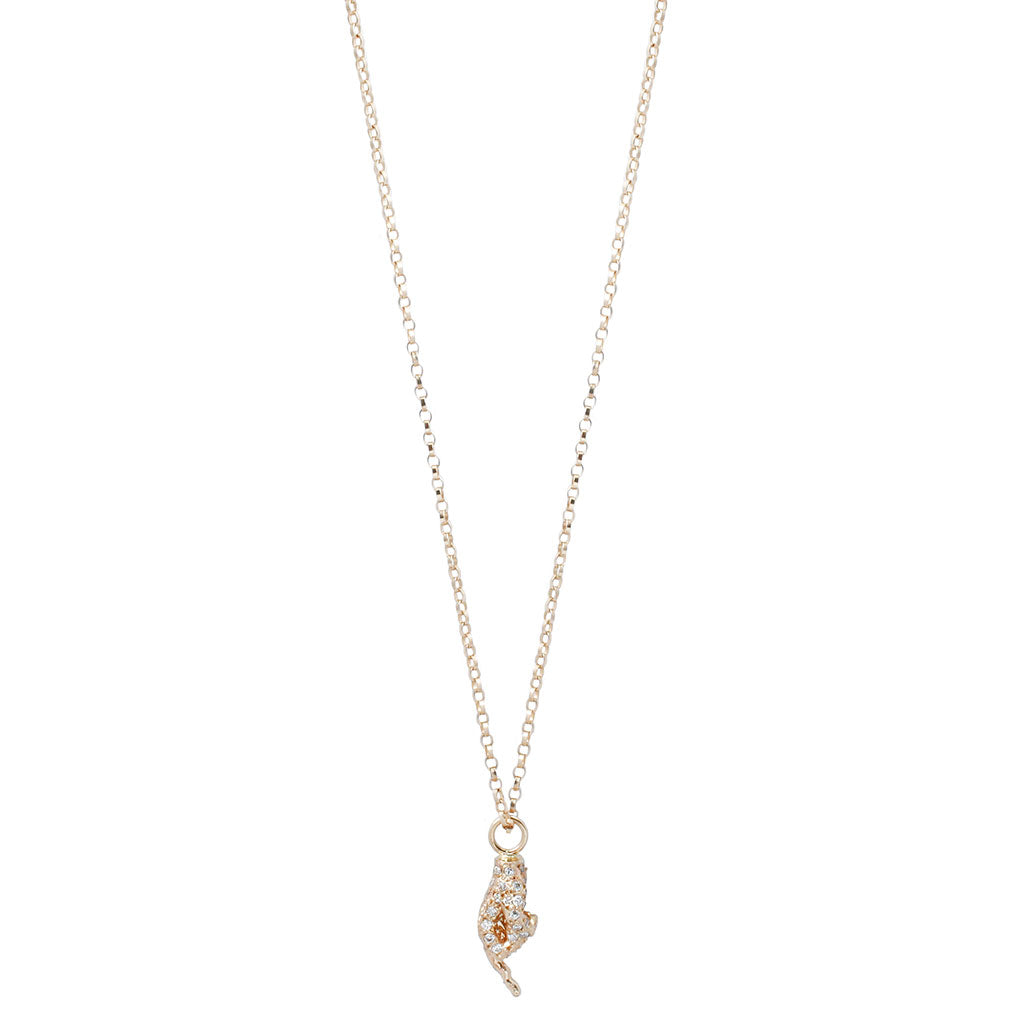 Pavé FU Necklace