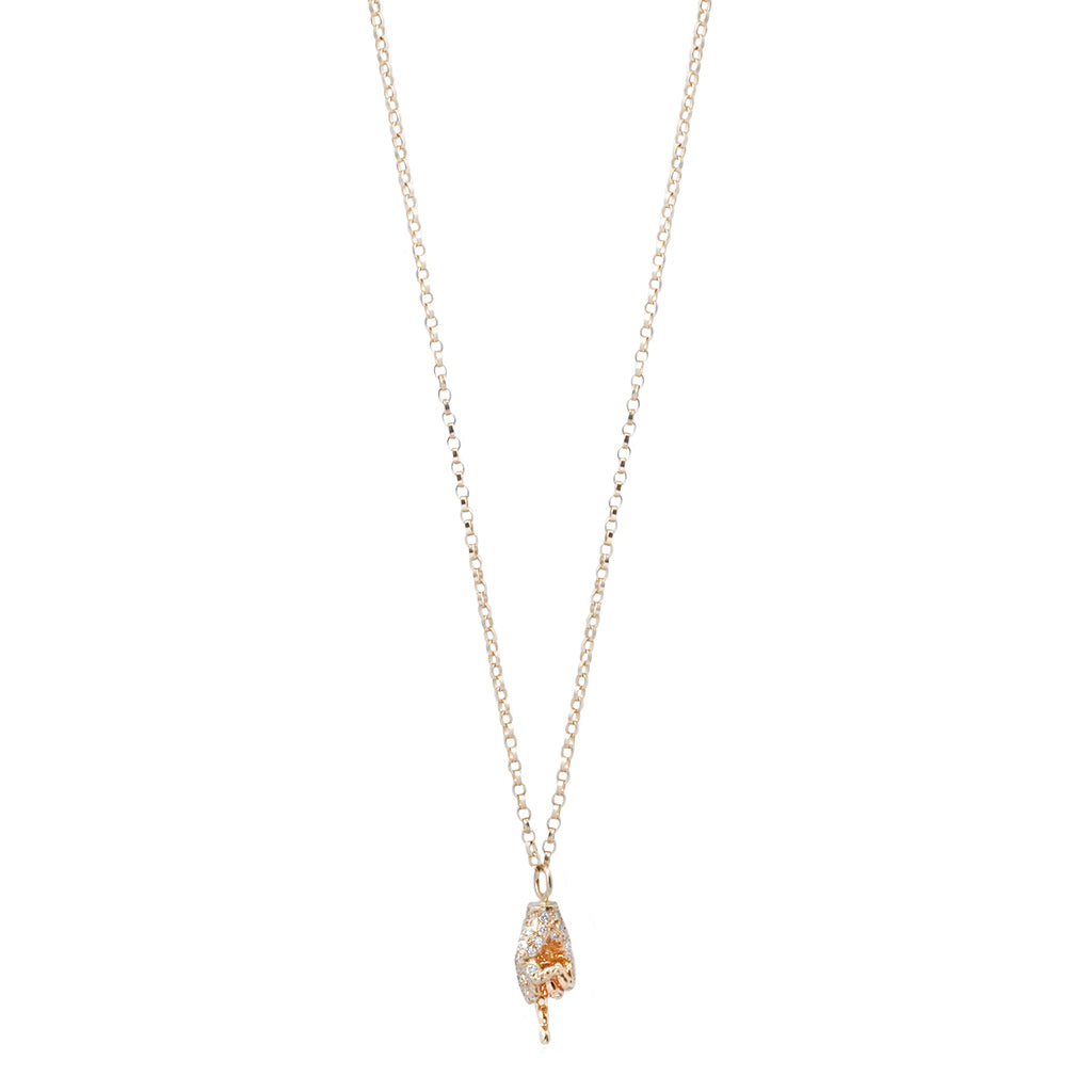 Pavé FU Necklace
