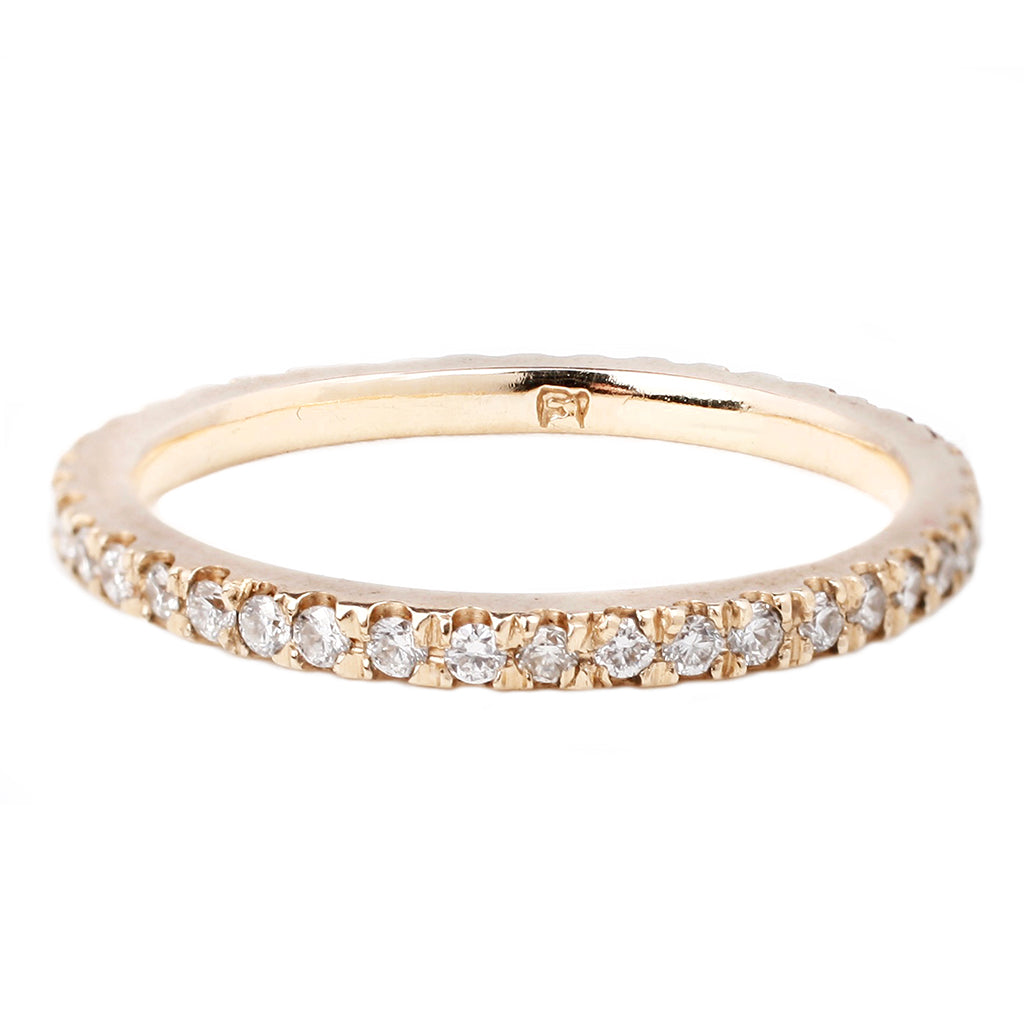 Feather Weight Ring - White Diamond
