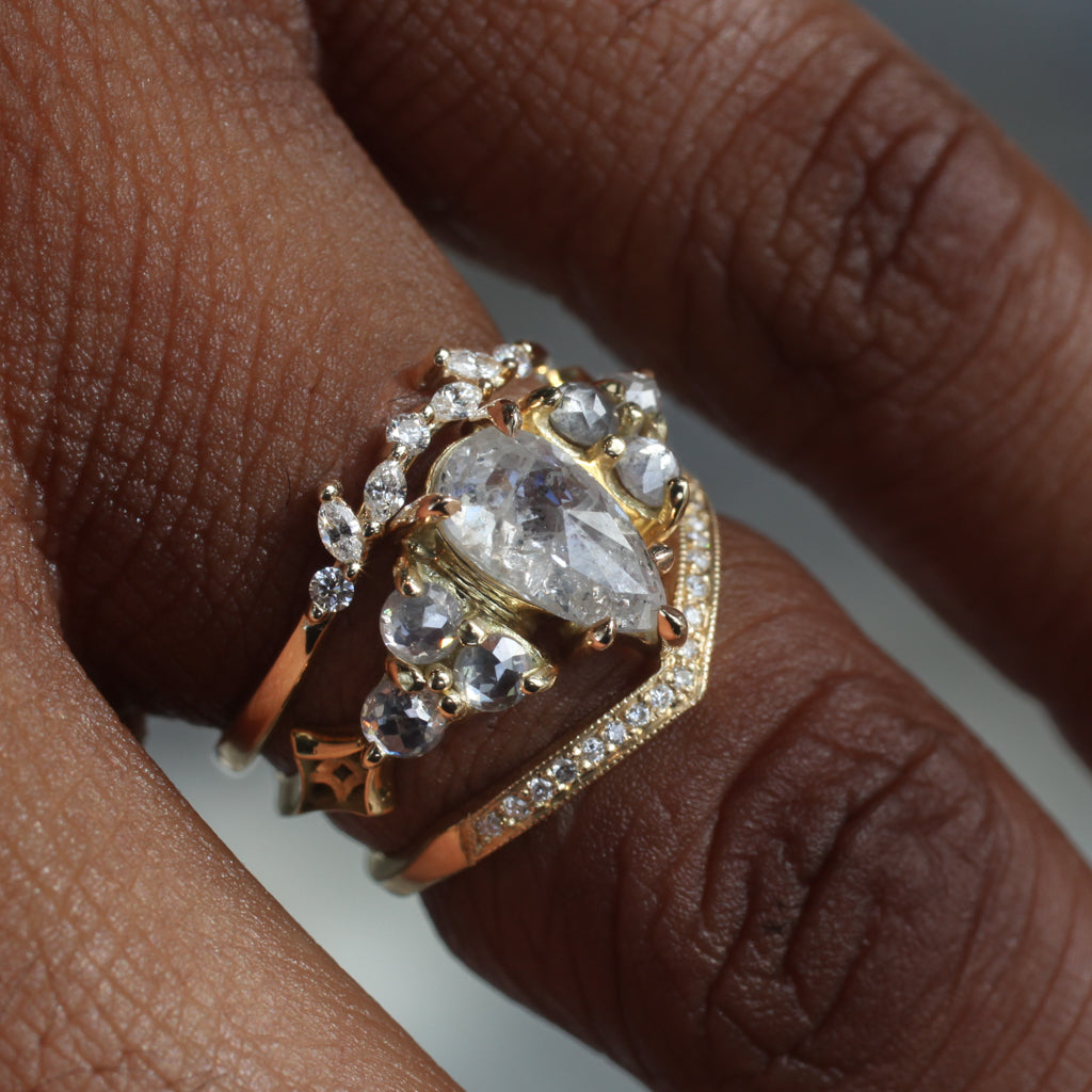 Hazeline Ring - Diamond Pavé