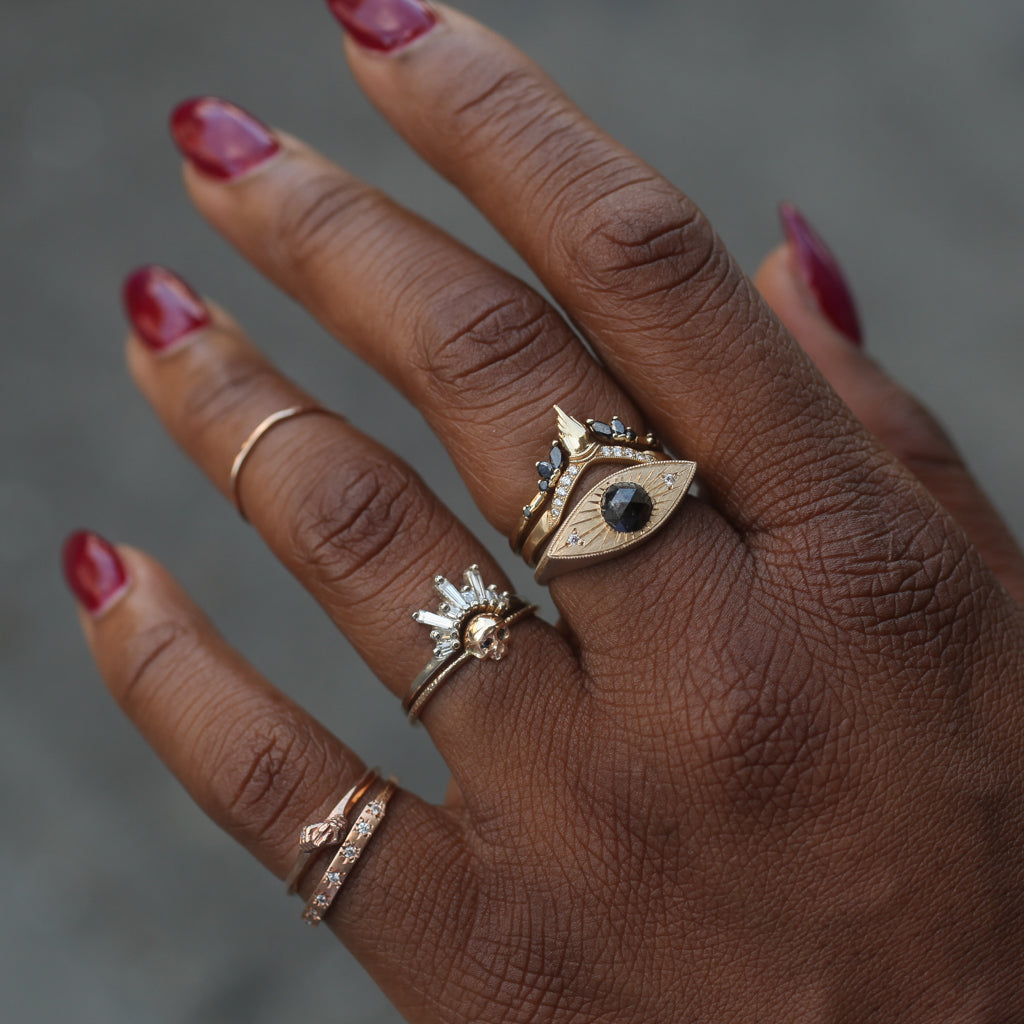 Third Eye Ring - Black Diamond