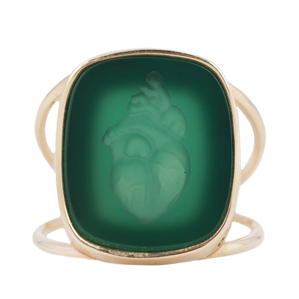 Heart Intaglio Ring