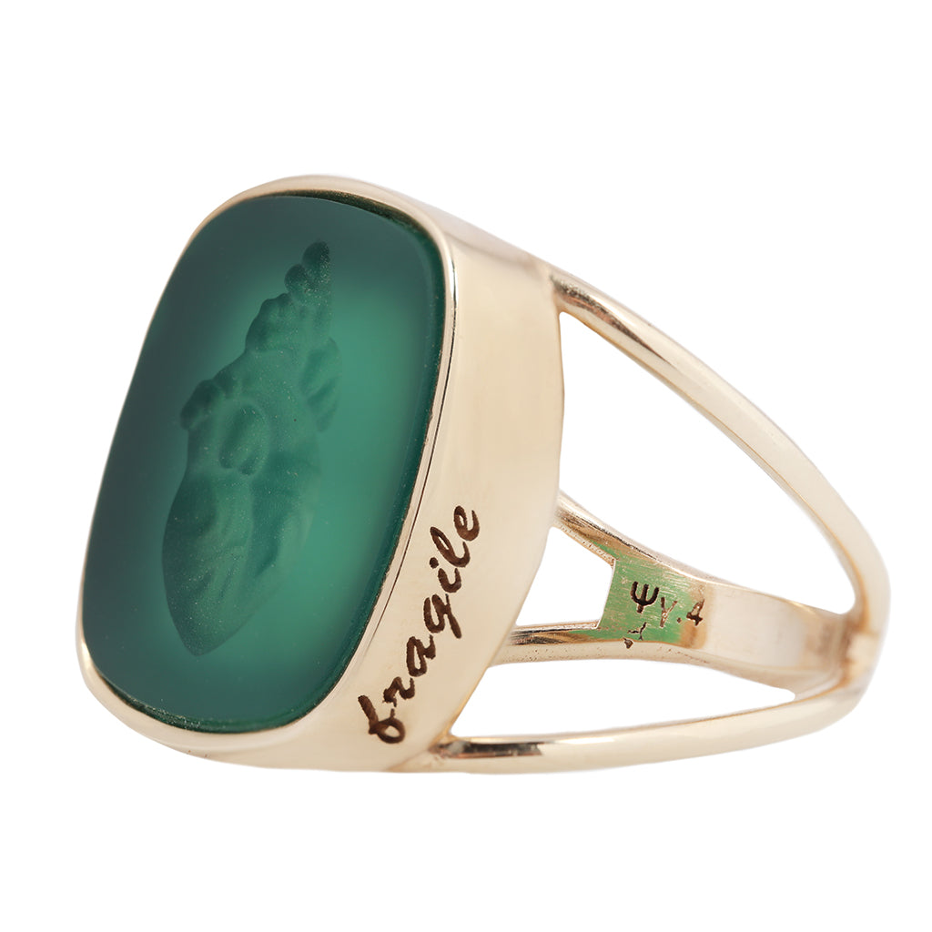 Heart Intaglio Ring
