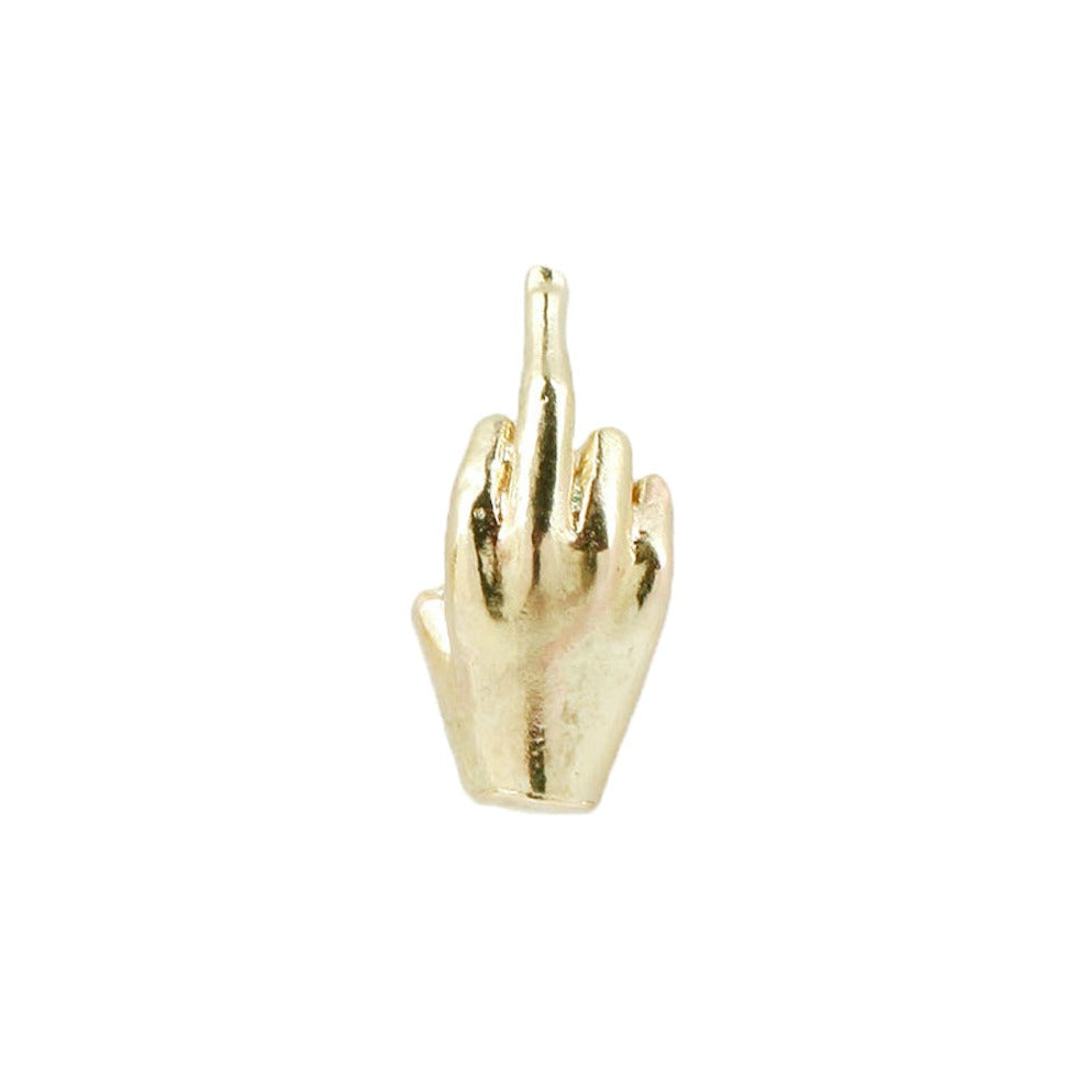 Middle Finger FU lapel pin