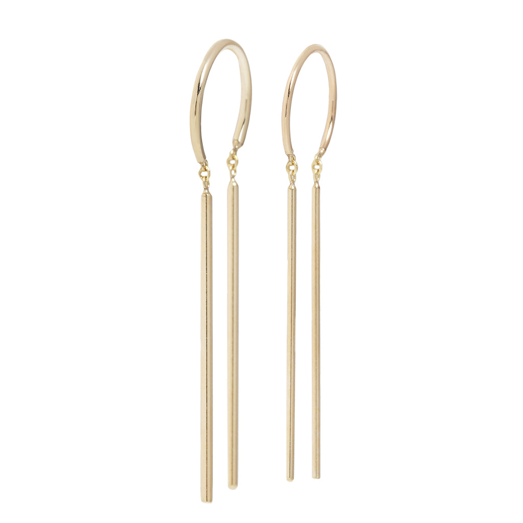 gold hoop earrings