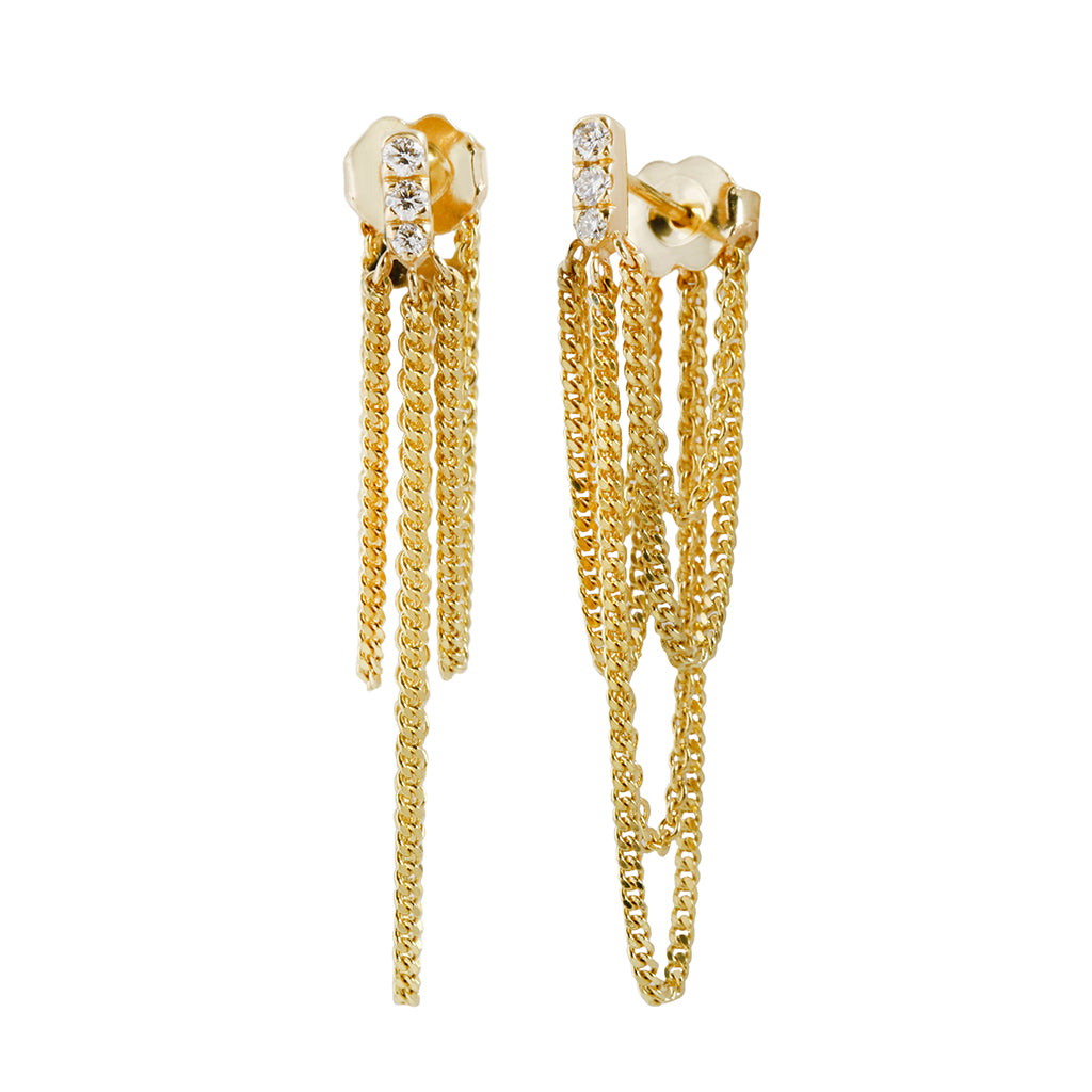 Chandelier Stud - Pavé