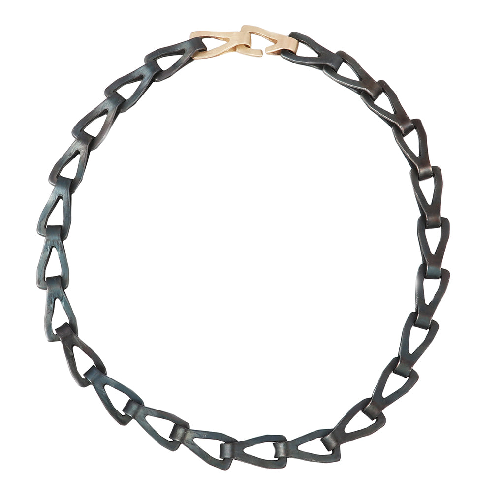 Sash & Gold Necklace