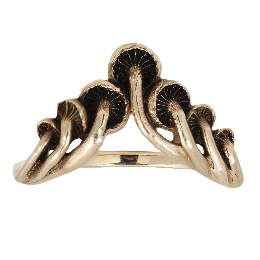 Mushroom Crown Ring