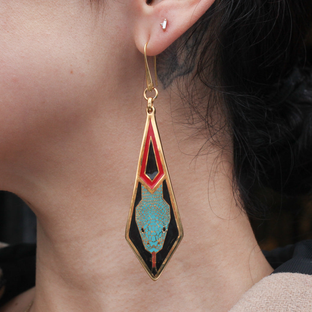 Deco Snakes Earrings