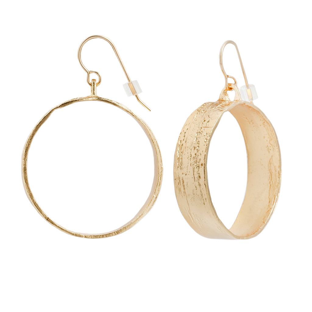 Poetic Hoop Earrings