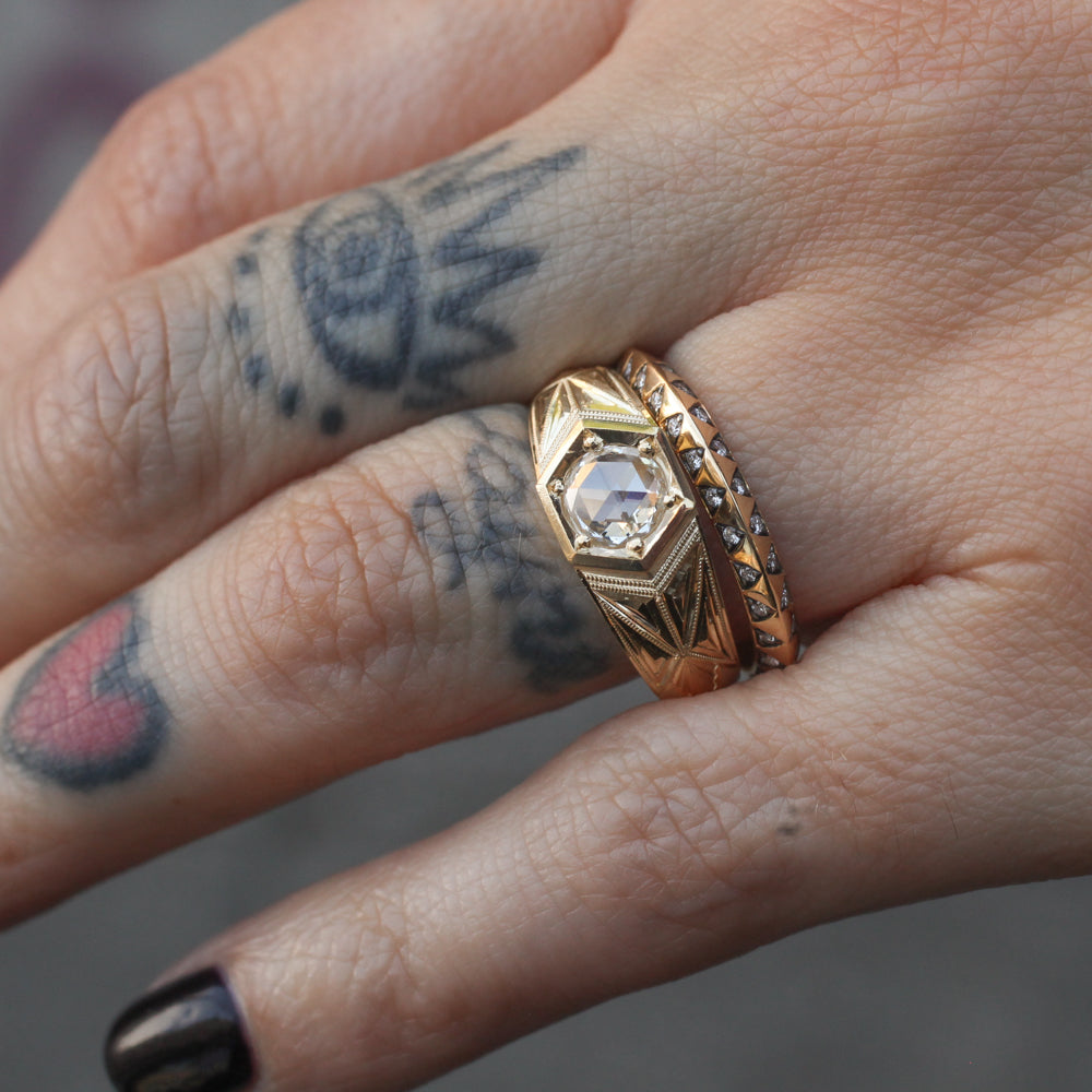 Hex Band Ring
