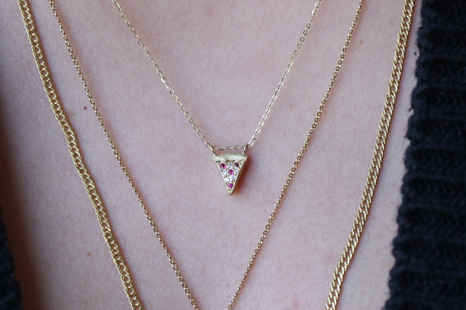 Pizza Necklace