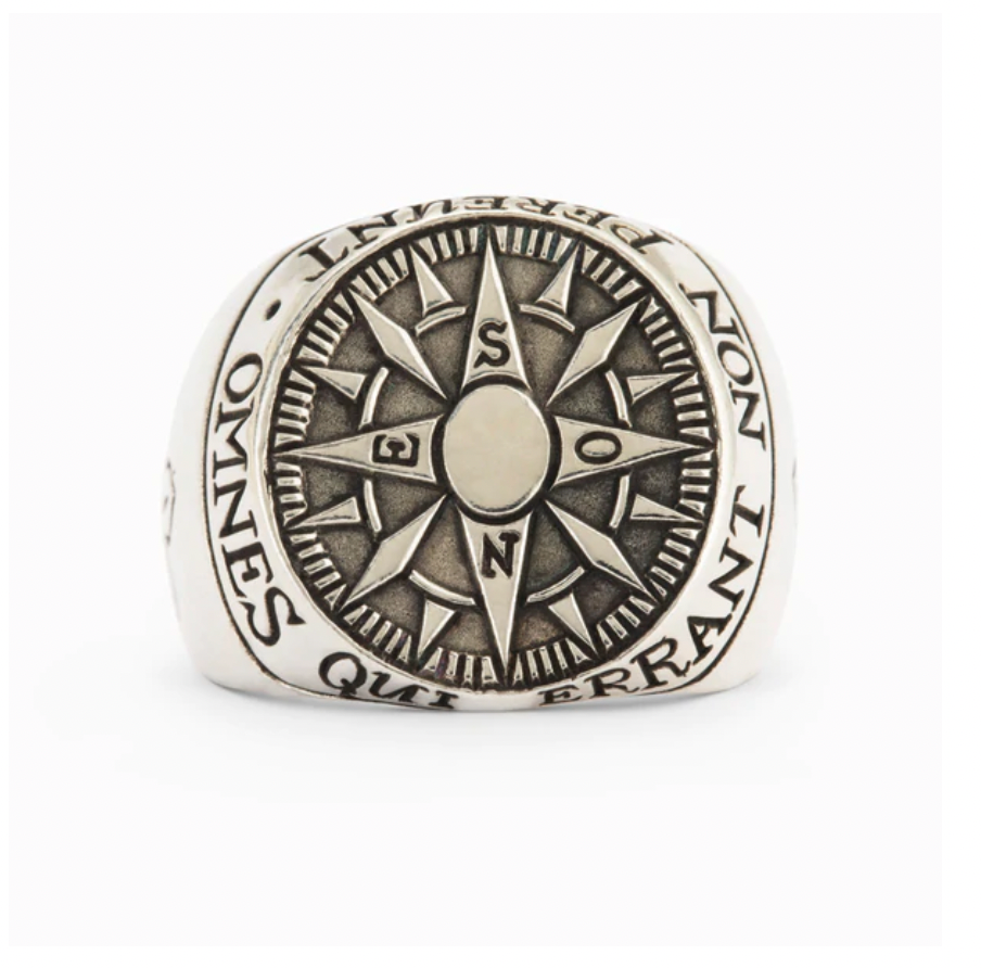 Wanderer's Compass Signet Ring
